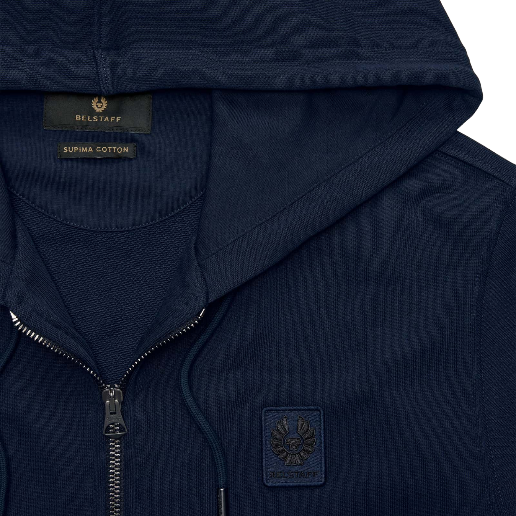 BELSTAFF FELPA ZIP CON CAPPUCCIO CURATOR HOODIE 106500