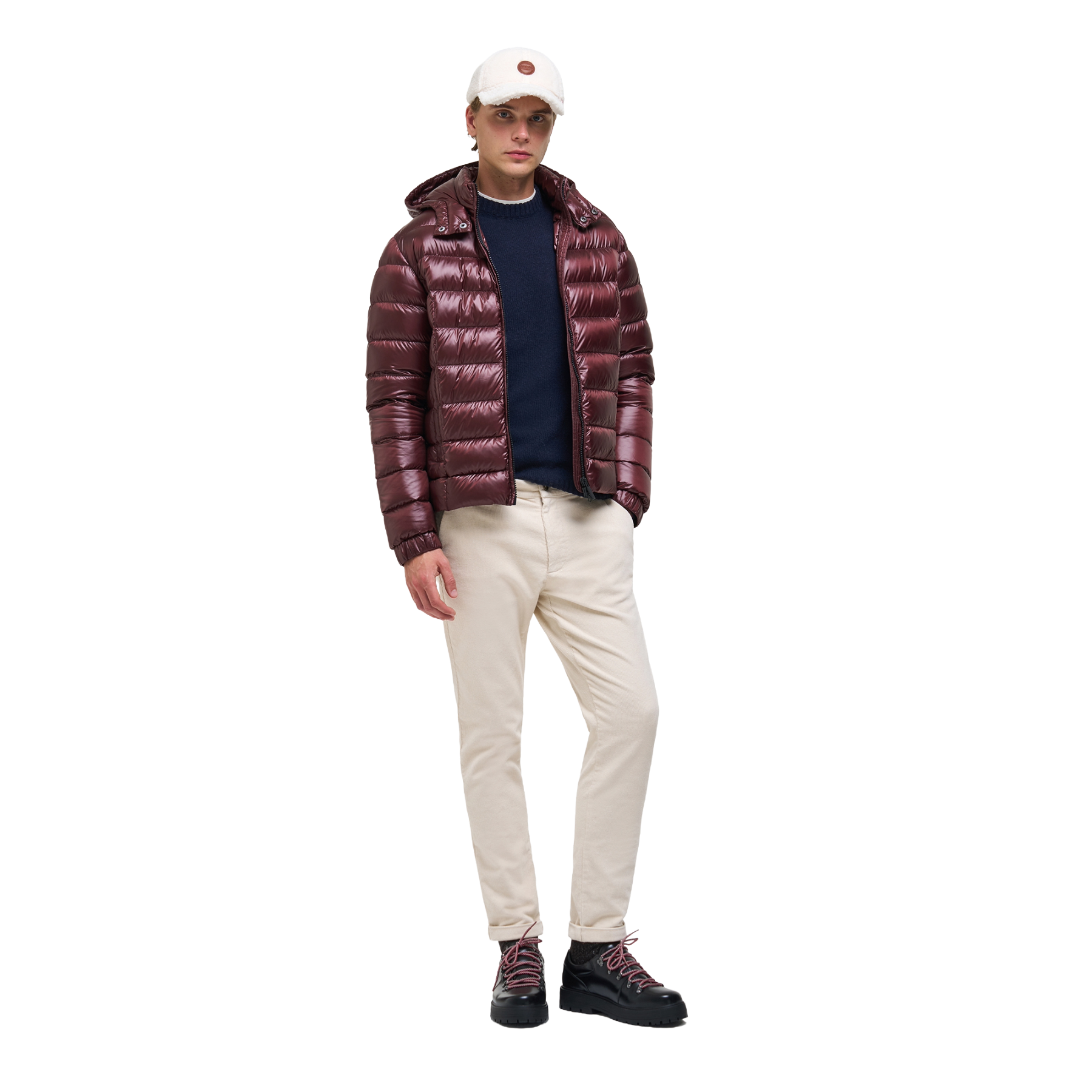 COLMAR Piumino lucido con cappuccio staccabile 12000071R