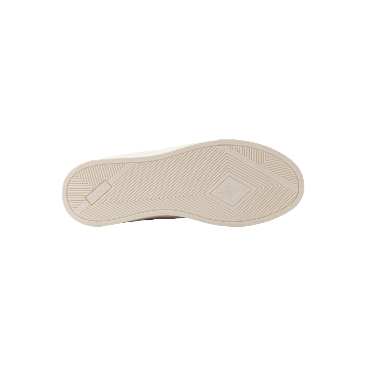 DATE Sneakers bassa in pelle SONICA CALF WHITE-BLACK