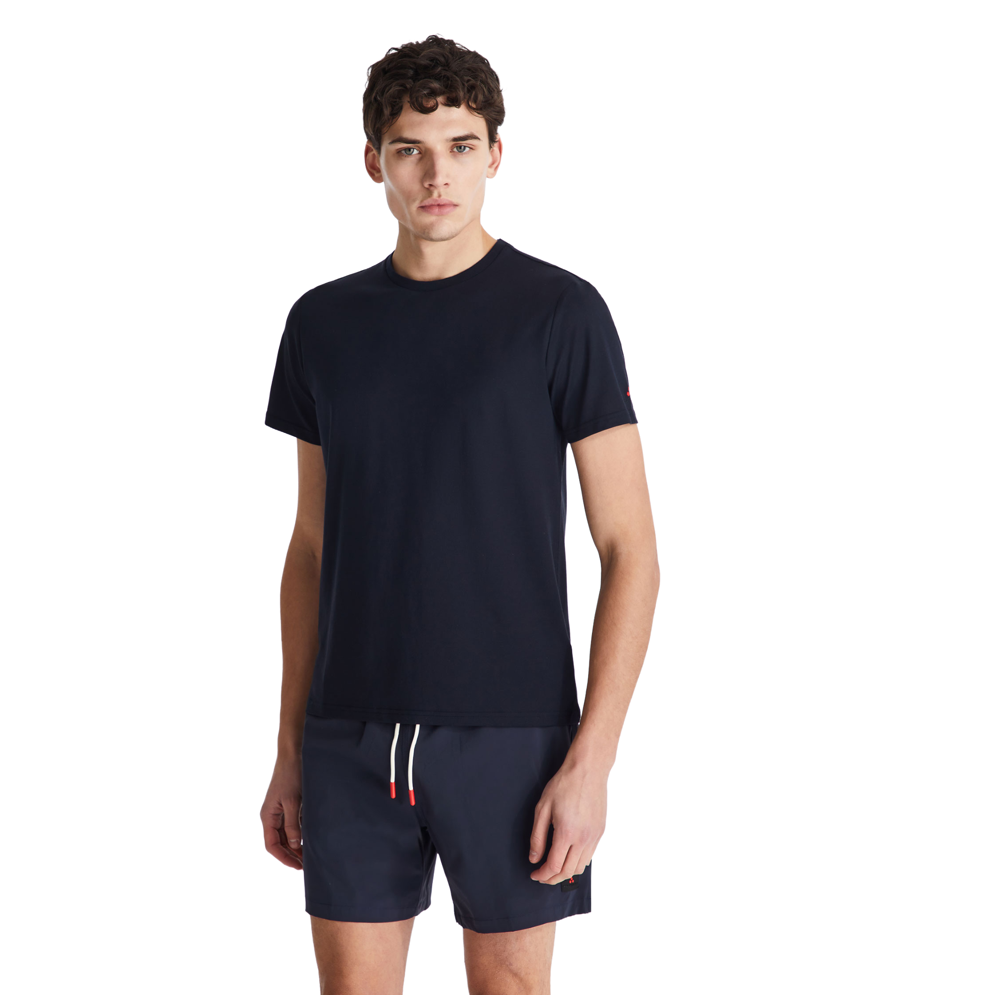 PEUTEREY T-shirt in piquet stretch di cotone e seta PEU5470