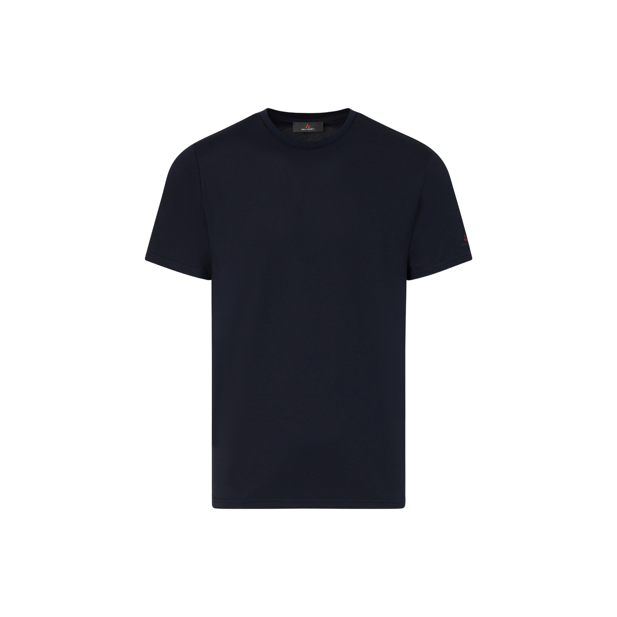 PEUTEREY T-shirt in piquet stretch di cotone e seta PEU5470