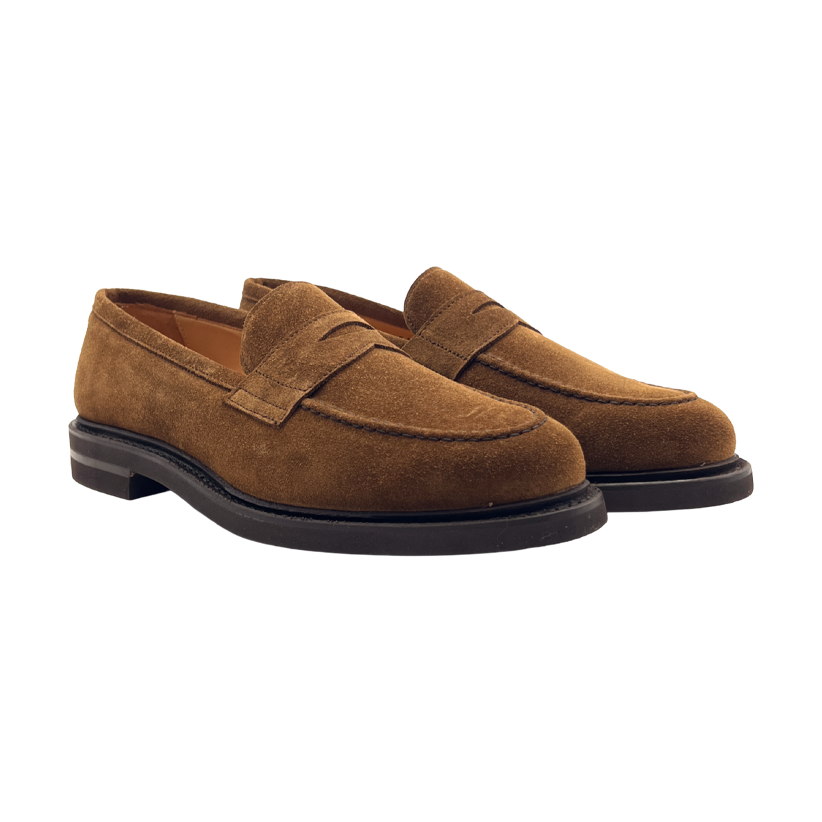 BERWICK 1707 PENNY LOAFER 5316 IN PELLE SCAMOSCIATA