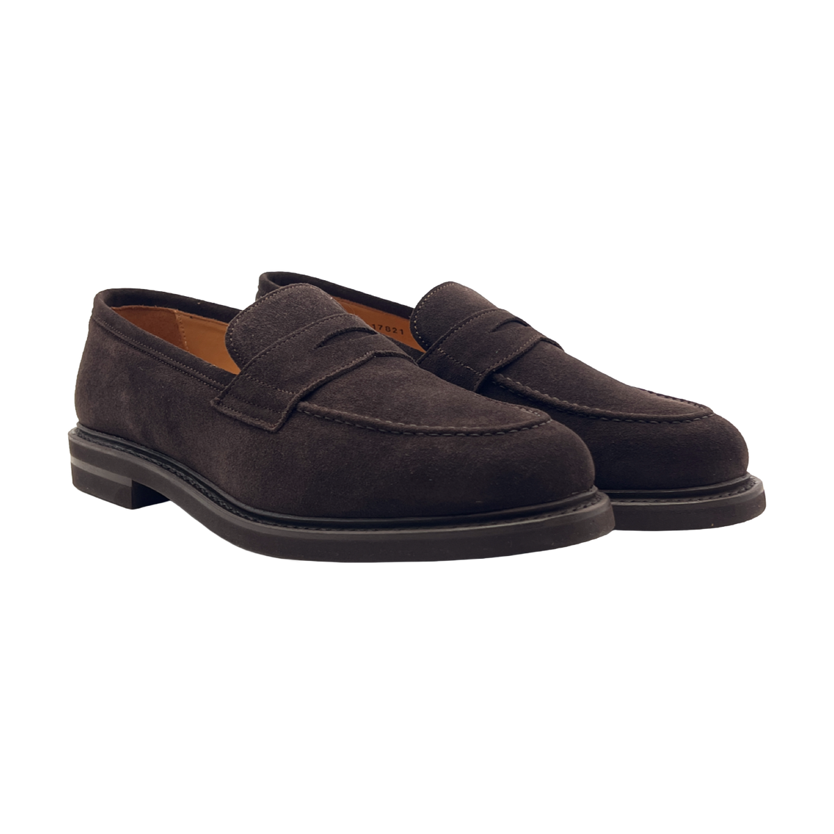 BERWICK 1707 PENNY LOAFER 5316 IN PELLE SCAMOSCIATA