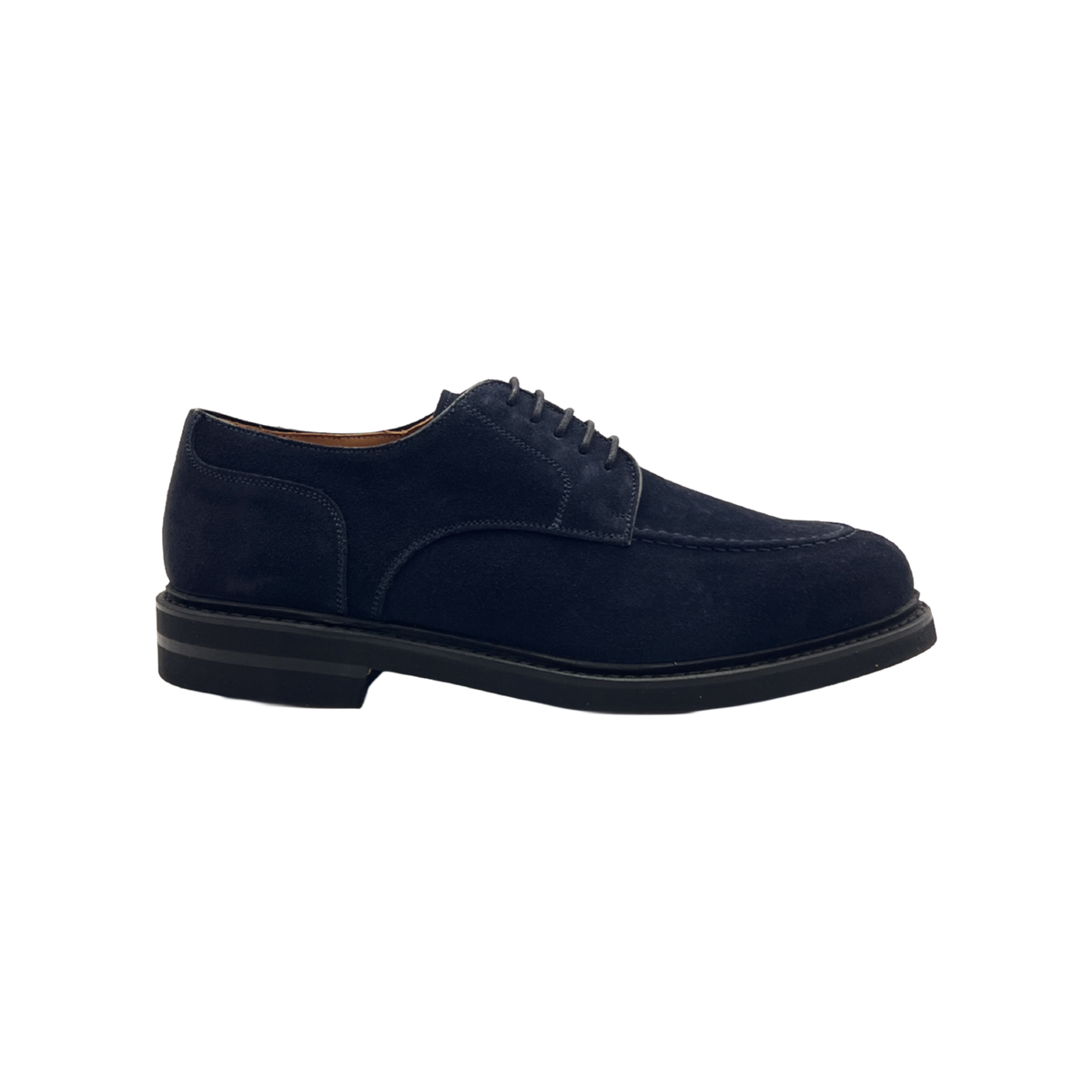 BERWICK 1707 SCARPA DERBY 5397 IN CAMOSCIO
