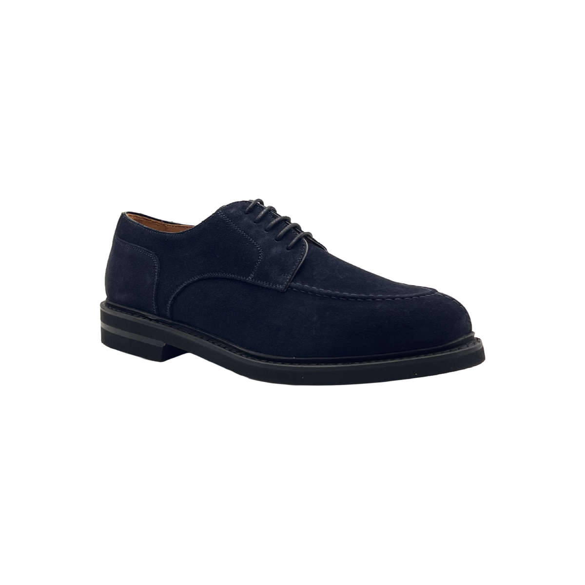 BERWICK 1707 SCARPA DERBY 5397 IN CAMOSCIO