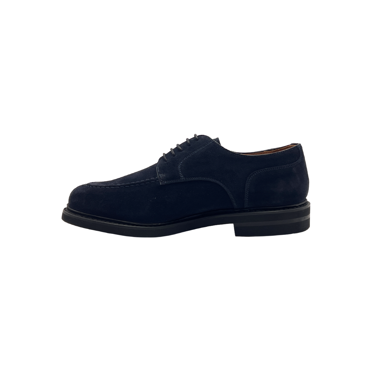 BERWICK 1707 SCARPA DERBY 5397 IN CAMOSCIO