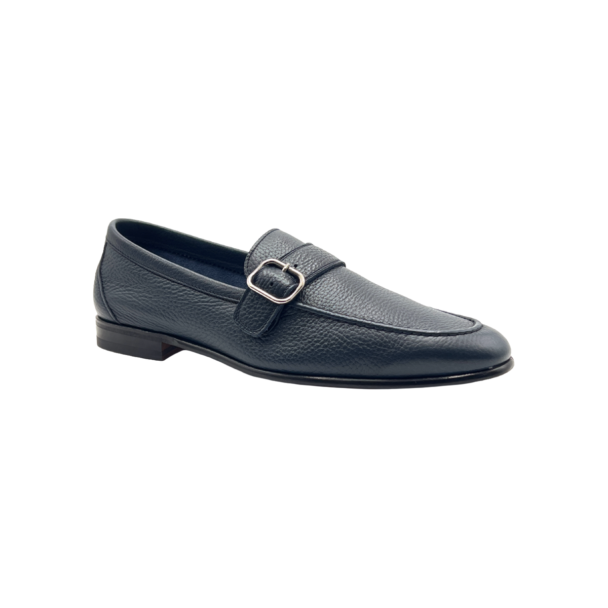 BERWICK 1707 MOCASSINO MONOFIBBIA 5763 IN PELLE MARTELLATA