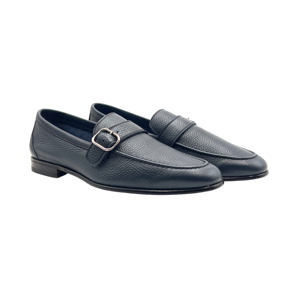 BERWICK 1707 MOCASSINO MONOFIBBIA 5763 IN PELLE MARTELLATA