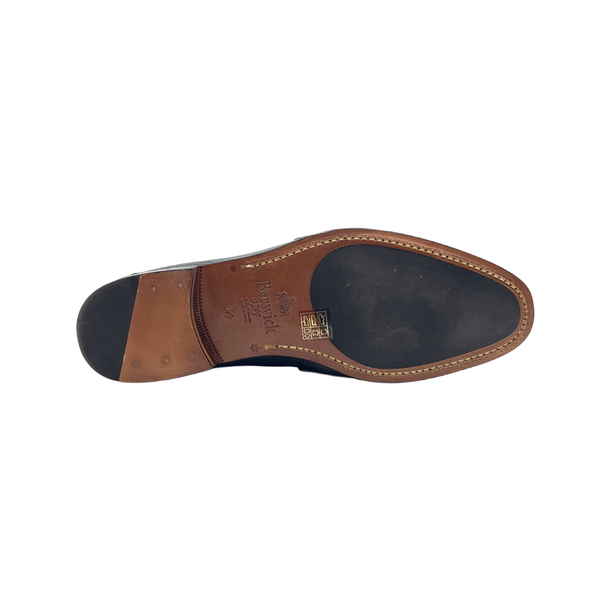 BERWICK 1707 MOCASSINO MONOFIBBIA 5763 IN PELLE MARTELLATA