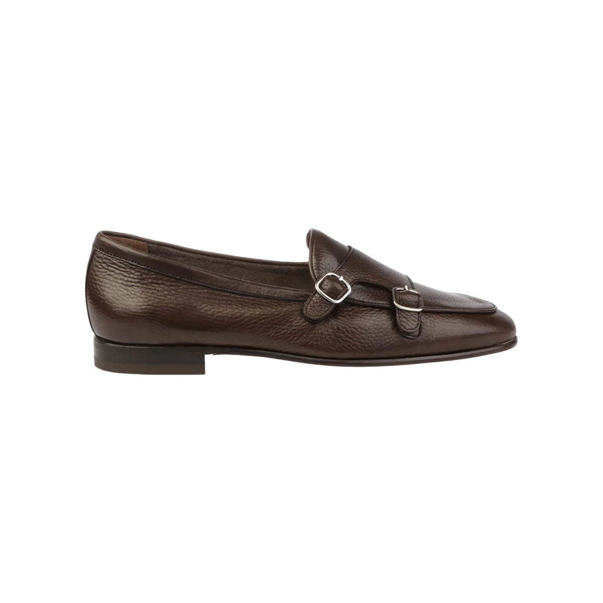 BERWICK 1707 MOCASSINO DOPPIAFIBBIA 5698 IN PELLE A GRANA