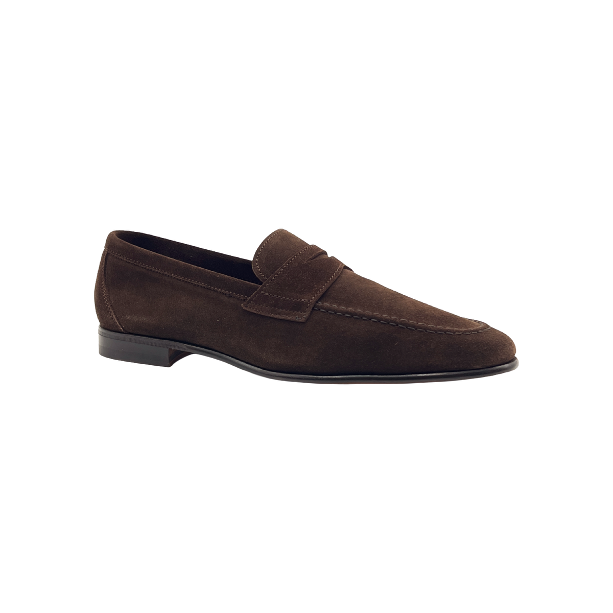 BERWICK 1707 SCARPA PENNY LOAFER 5720 IN CAMOSCIO