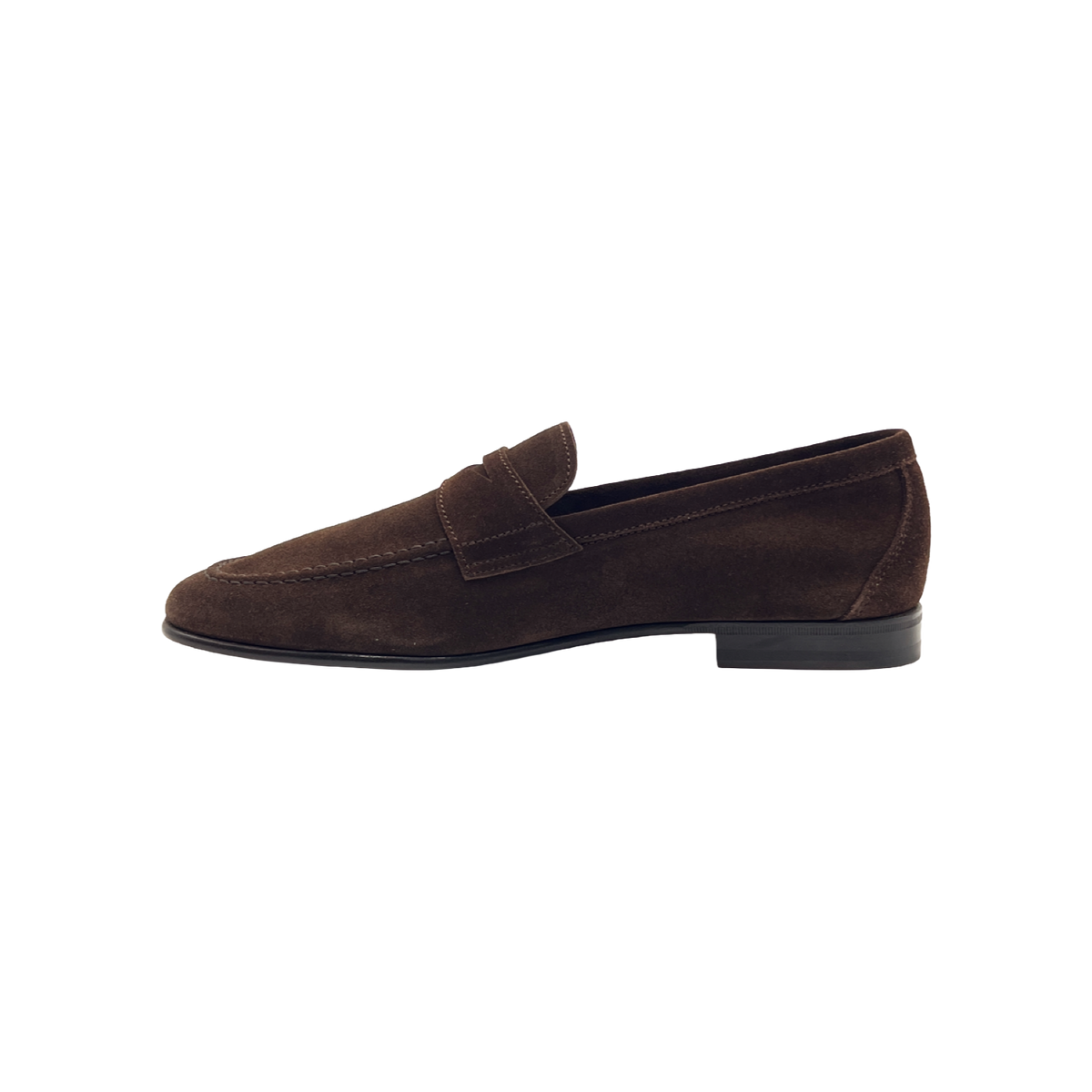 BERWICK 1707 SCARPA PENNY LOAFER 5720 IN CAMOSCIO