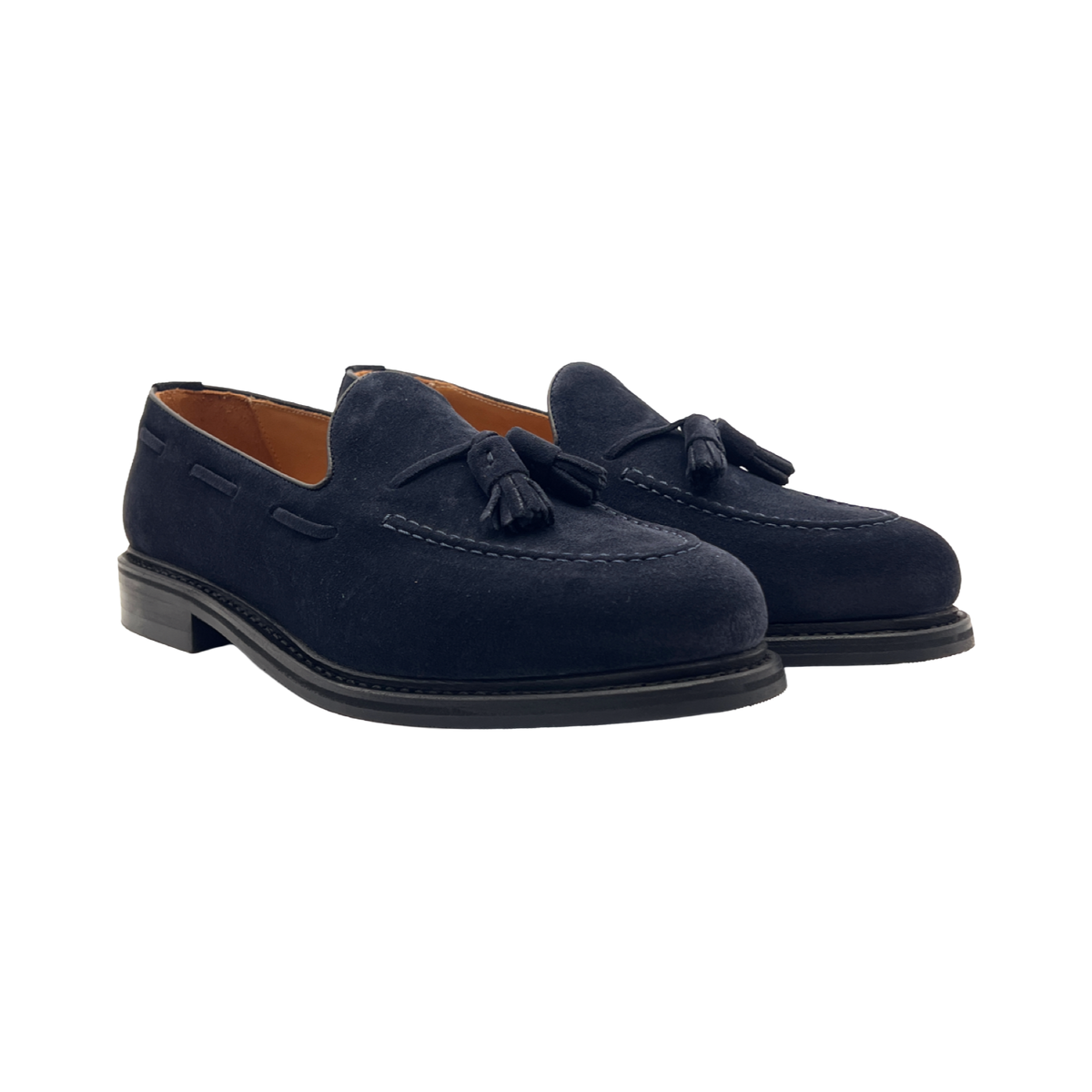 BERWICK 1707 Mocassino con nappine 8491 n camoscio