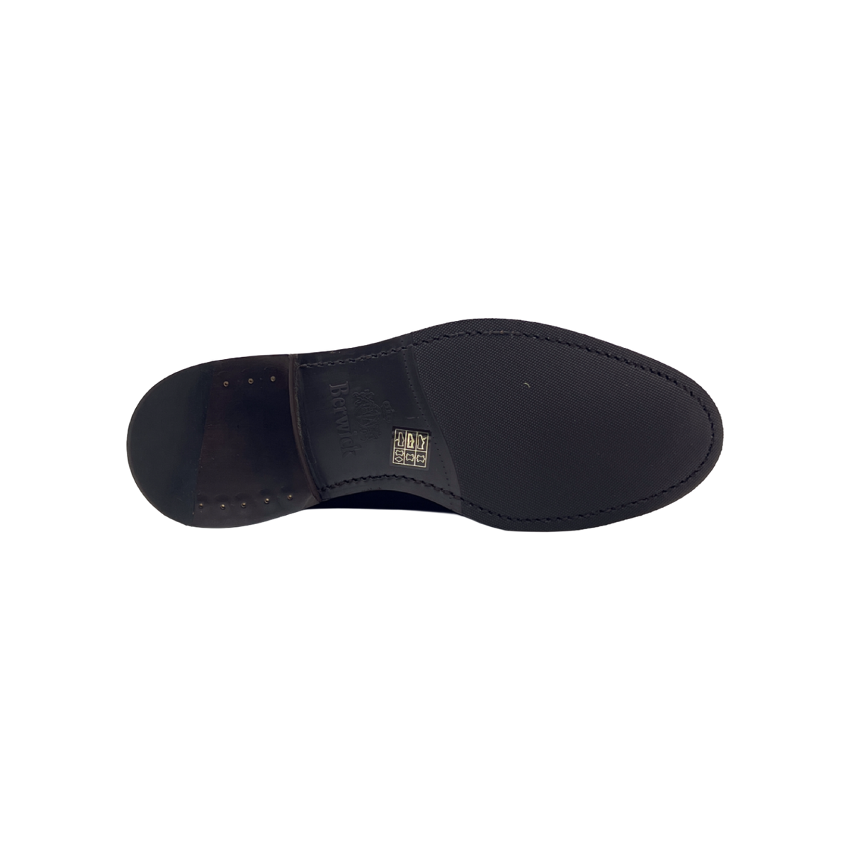 BERWICK 1707 MOCASSINO CON NAPPINE 8491 IN PELLE SCAMOSCIATA