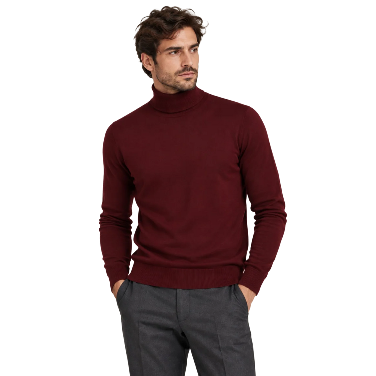 PAOLO PECORA DOLCEVITA IN LANA MERINO EXTRAFINE A003