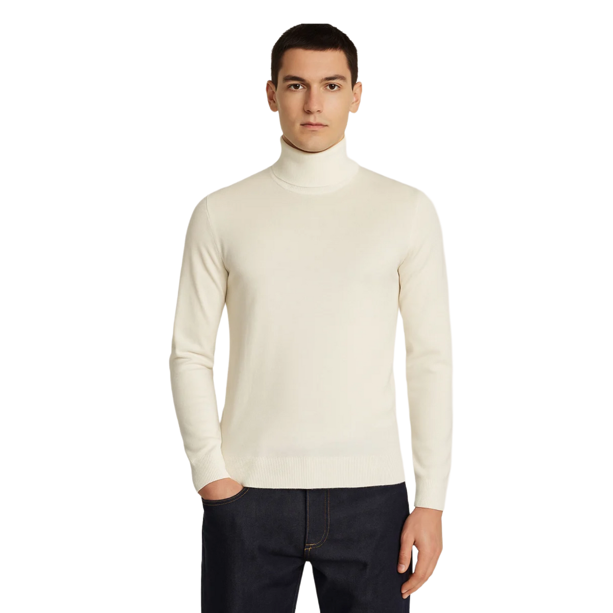 PAOLO PECORA DOLCEVITA IN LANA MERINO EXTRAFINE A003