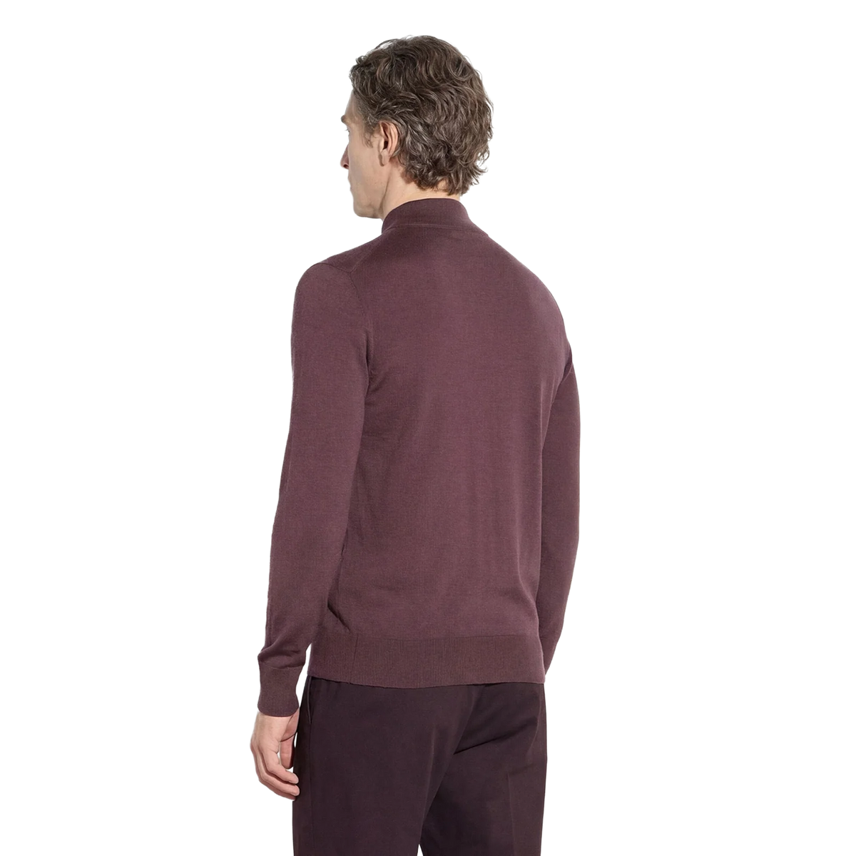 PAOLO PECORA POLO IN LANA MERINO EXTRAFINE A010