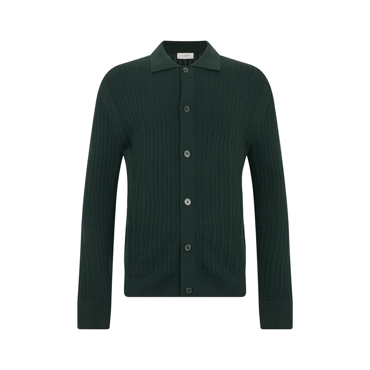 PAOLO PECORA MAGLIA IN LANA MERINO LAVORAZIONE CHEVRON A040