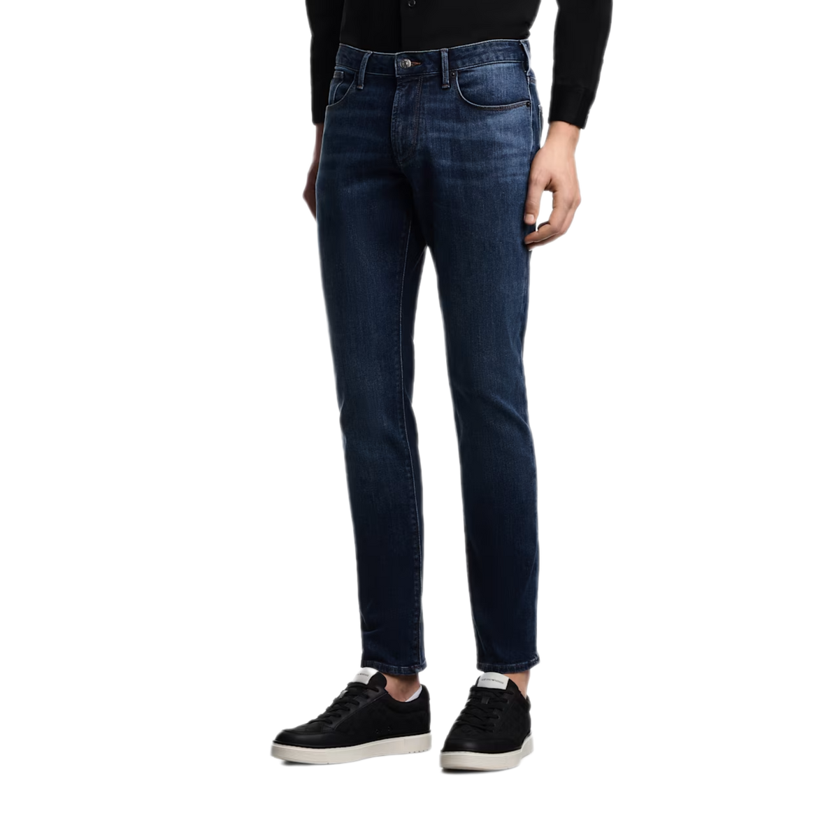 EMPORIO ARMANI Jeans denim slim fit a cinque tasche e vita bassa EM000121