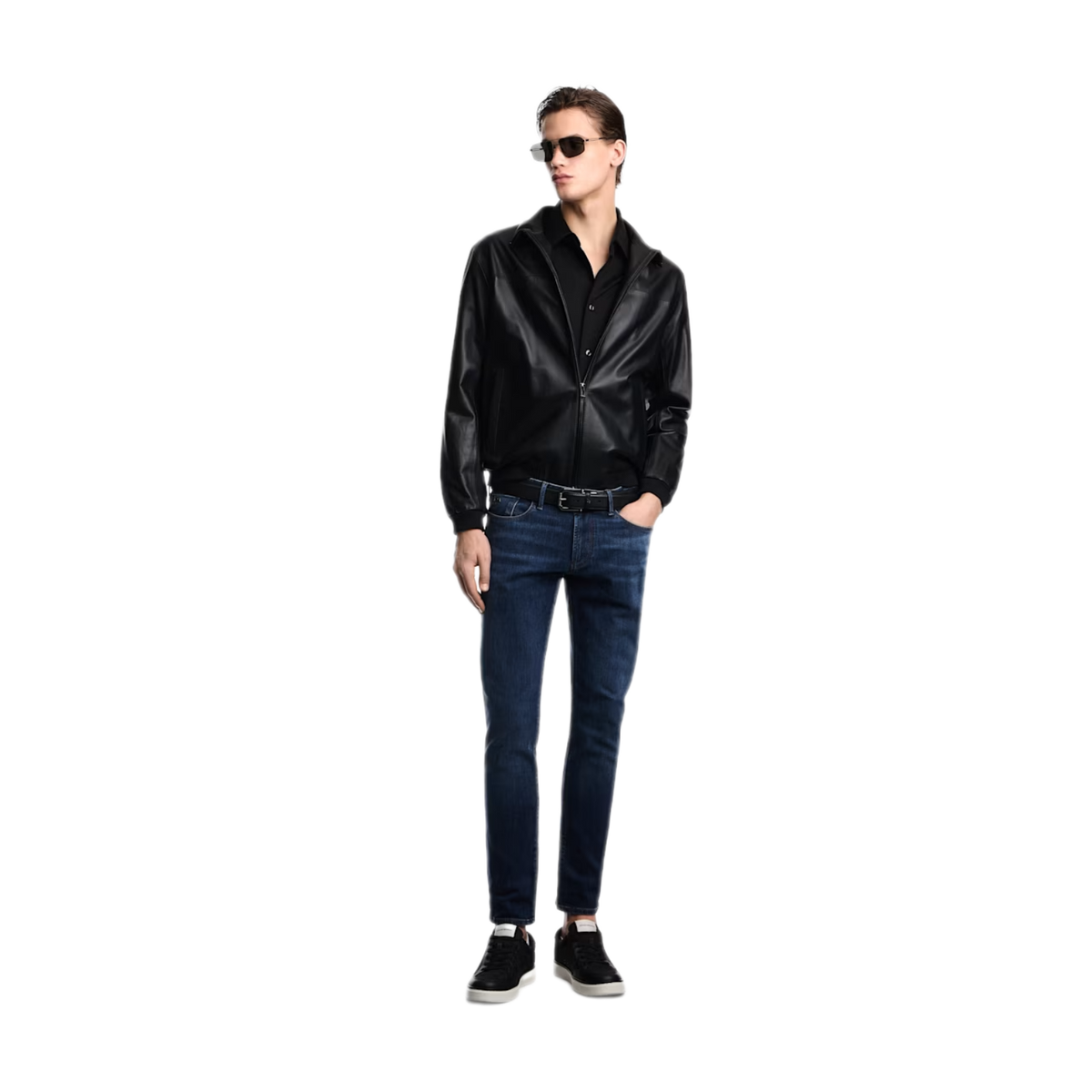 EMPORIO ARMANI Jeans denim slim fit a cinque tasche e vita bassa EM000121