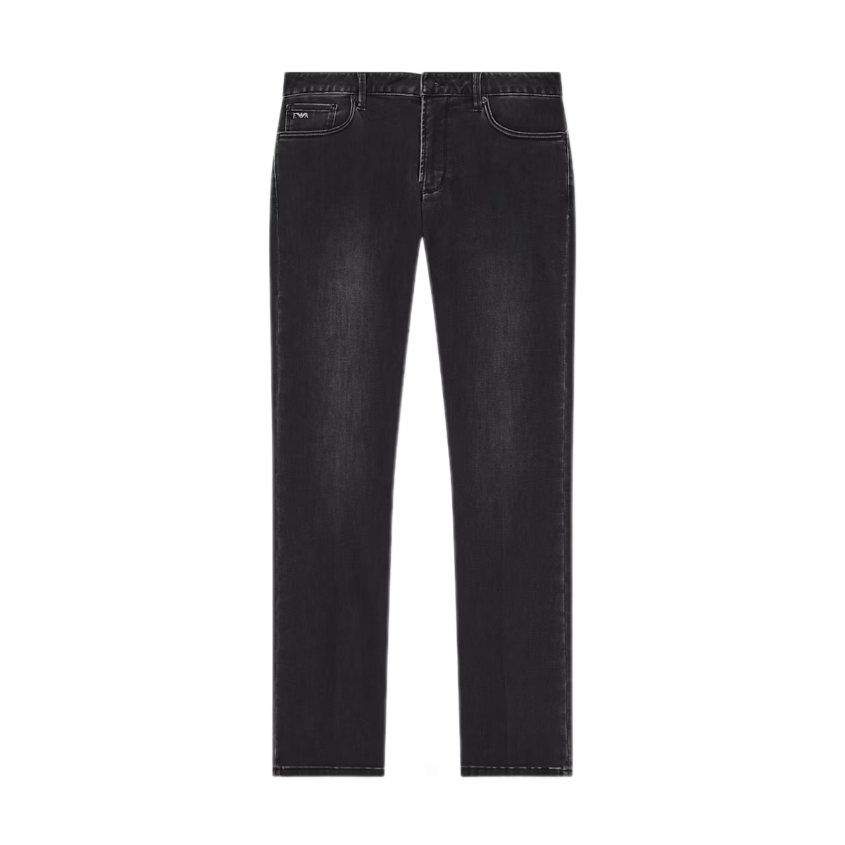 EMPORIO ARMANI denim cinque tasche con salpa in pelle EM000121