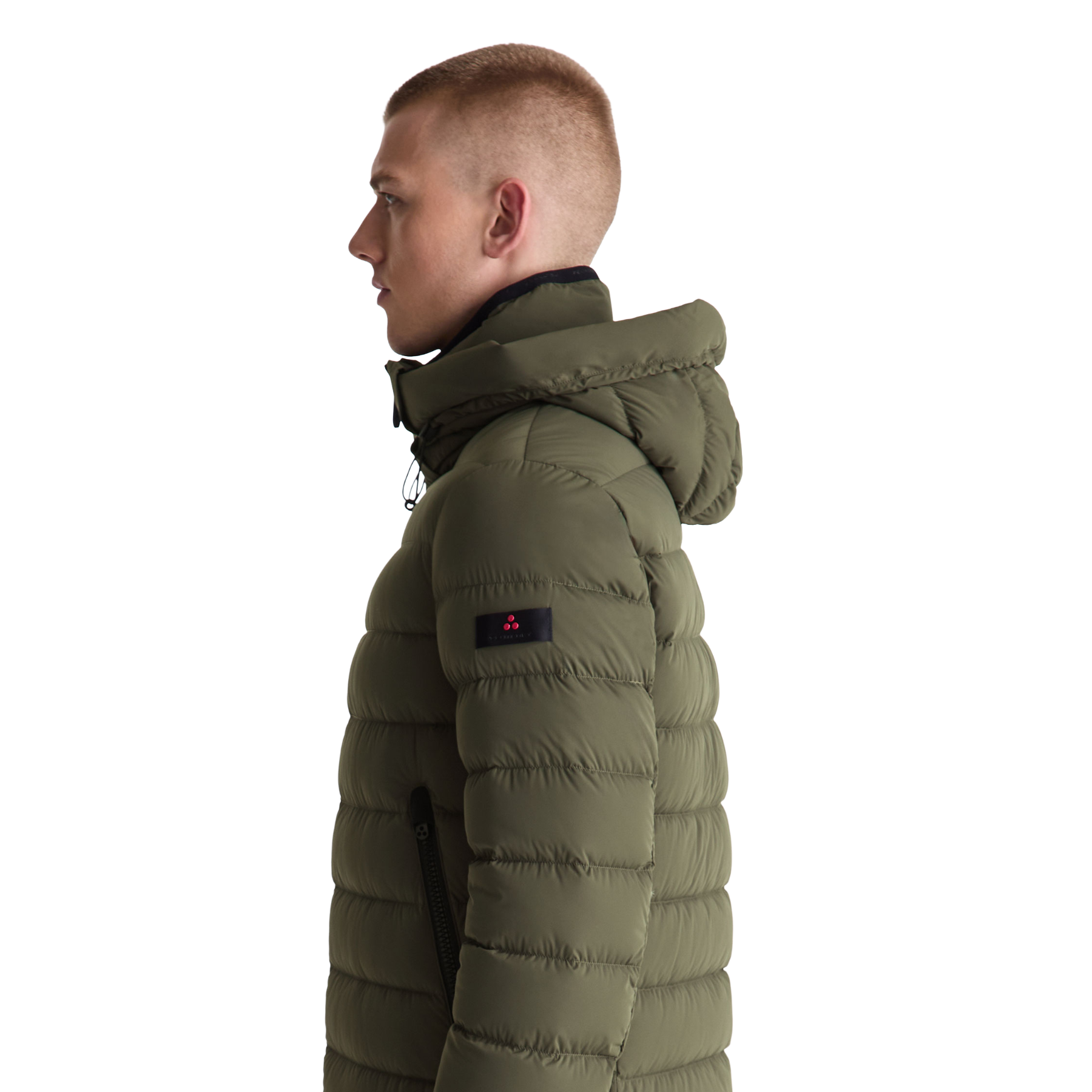 PEUTEREY Piumino corto in tela stretch BOGGS NS 04