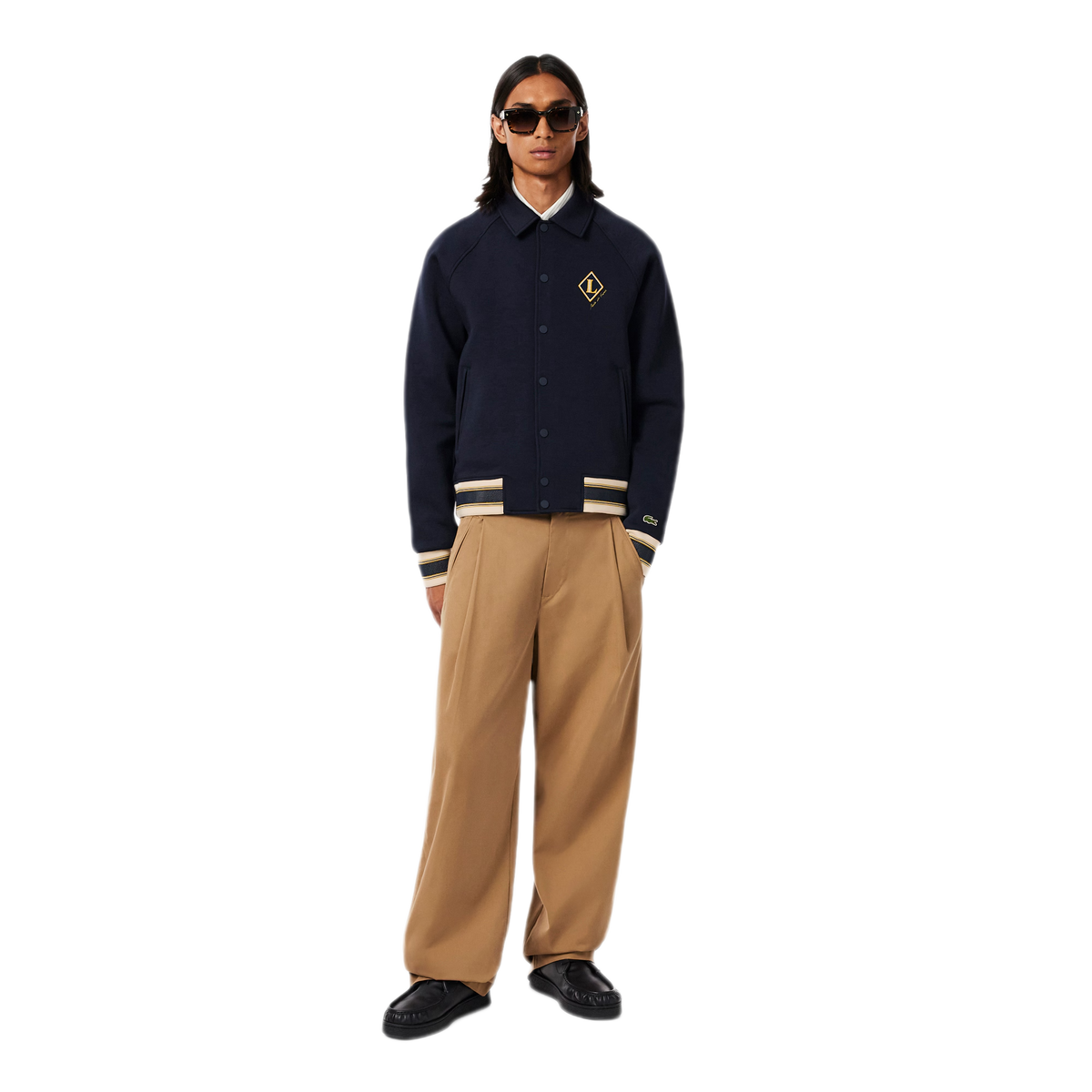 LACOSTE Giacca con stemma stile college BH8614