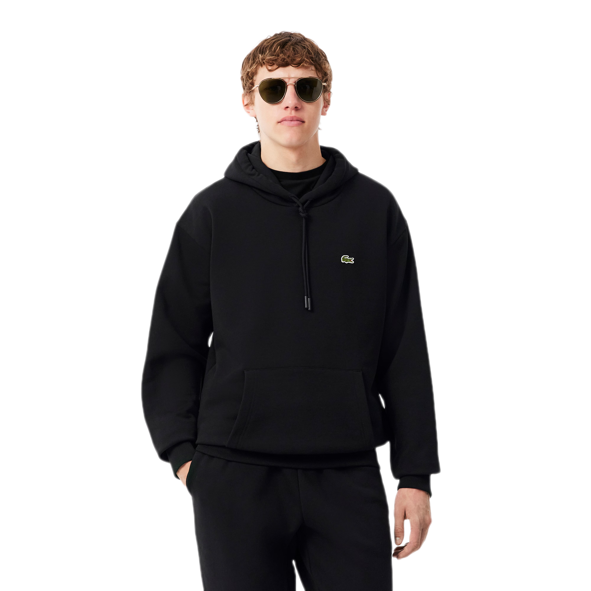 LACOSTE Felpa con cappuccio in tessuto felpato SH8863