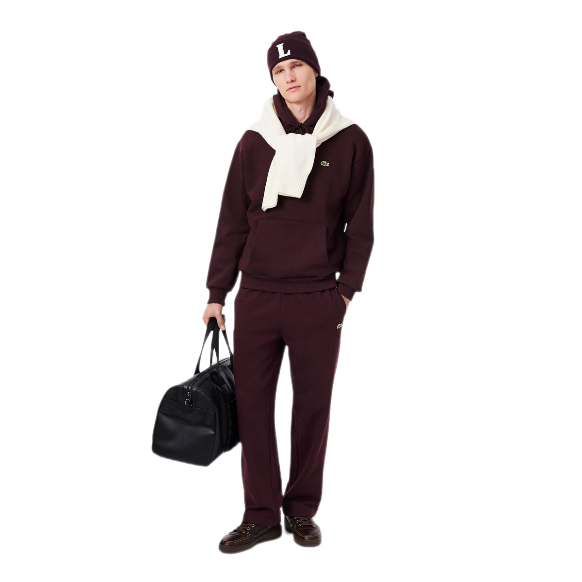LACOSTE Felpa con cappuccio in tessuto felpato SH8863