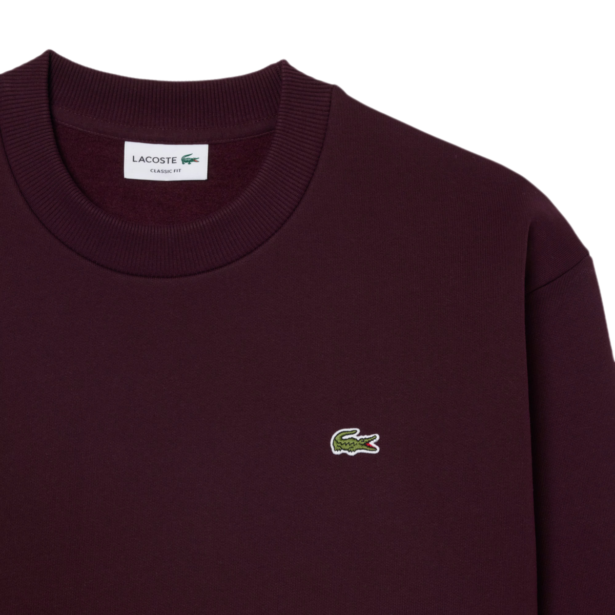 LACOSTE Felpa girocollo in cotone SH8868