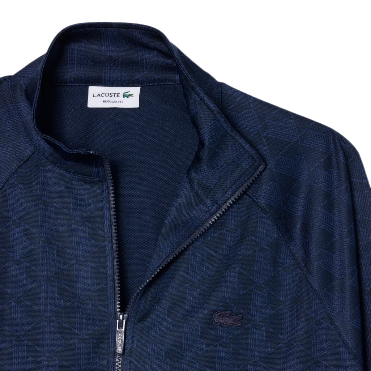 LACOSTE Giacca con zip jacquard con monogramma SH9775