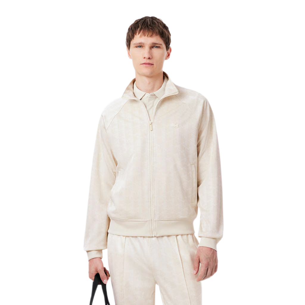 LACOSTE Giacca con zip jacquard con monogramma SH9775