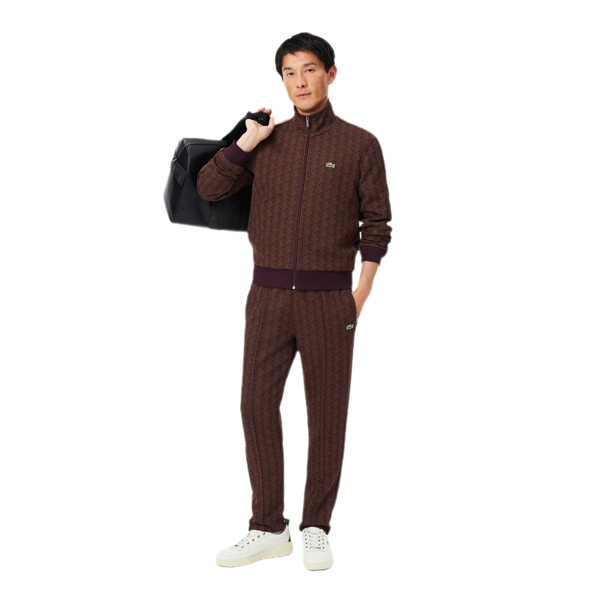 LACOSTE tuta in jacquard con zip Paris