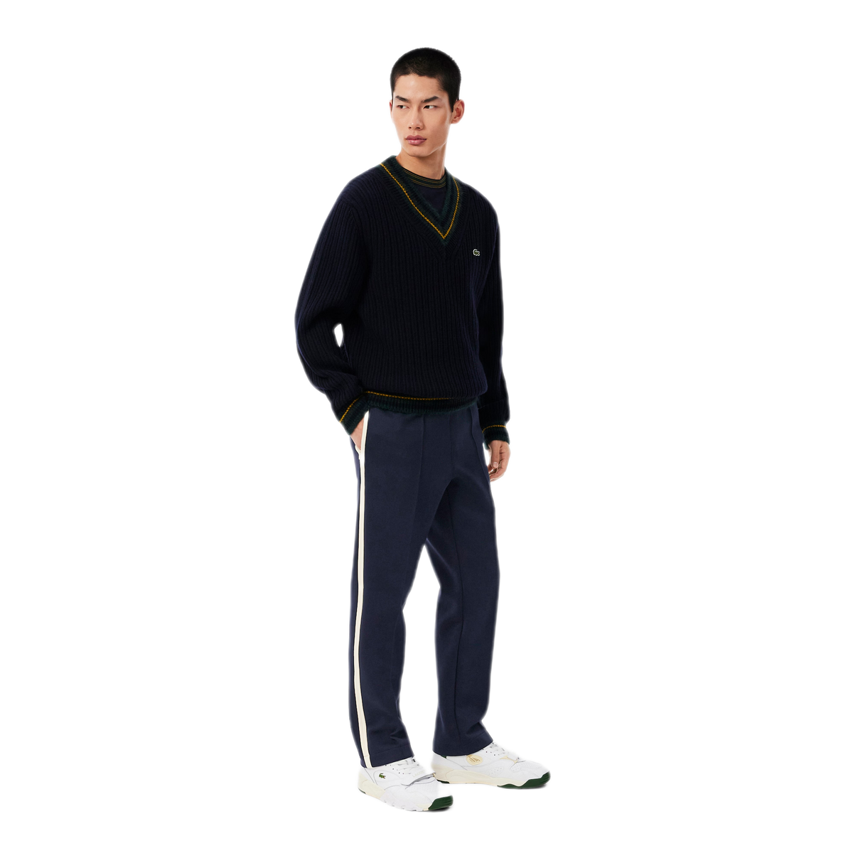 LACOSTE Pantaloni felpati Made in France XH8615