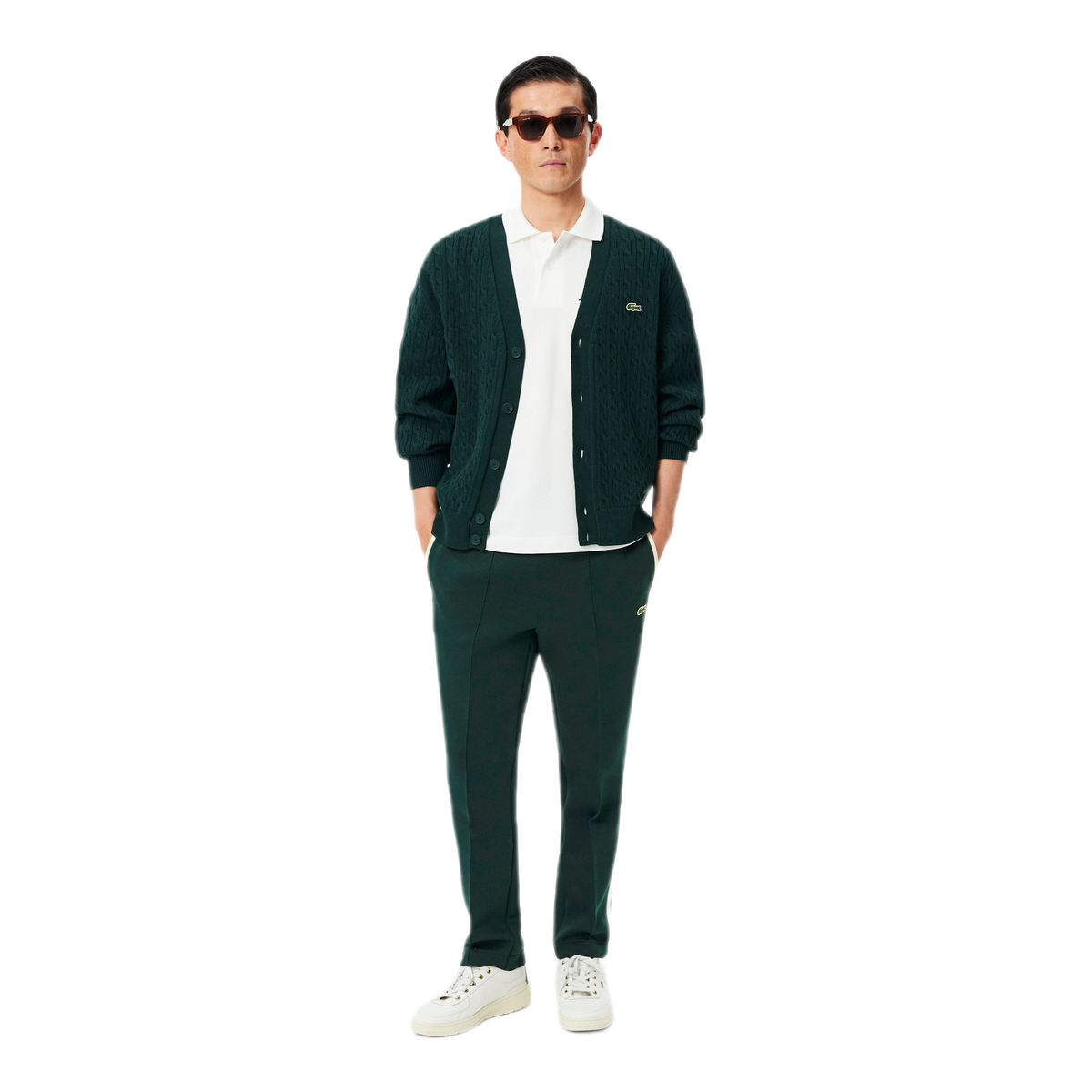 LACOSTE Pantaloni felpati Made in France XH8615