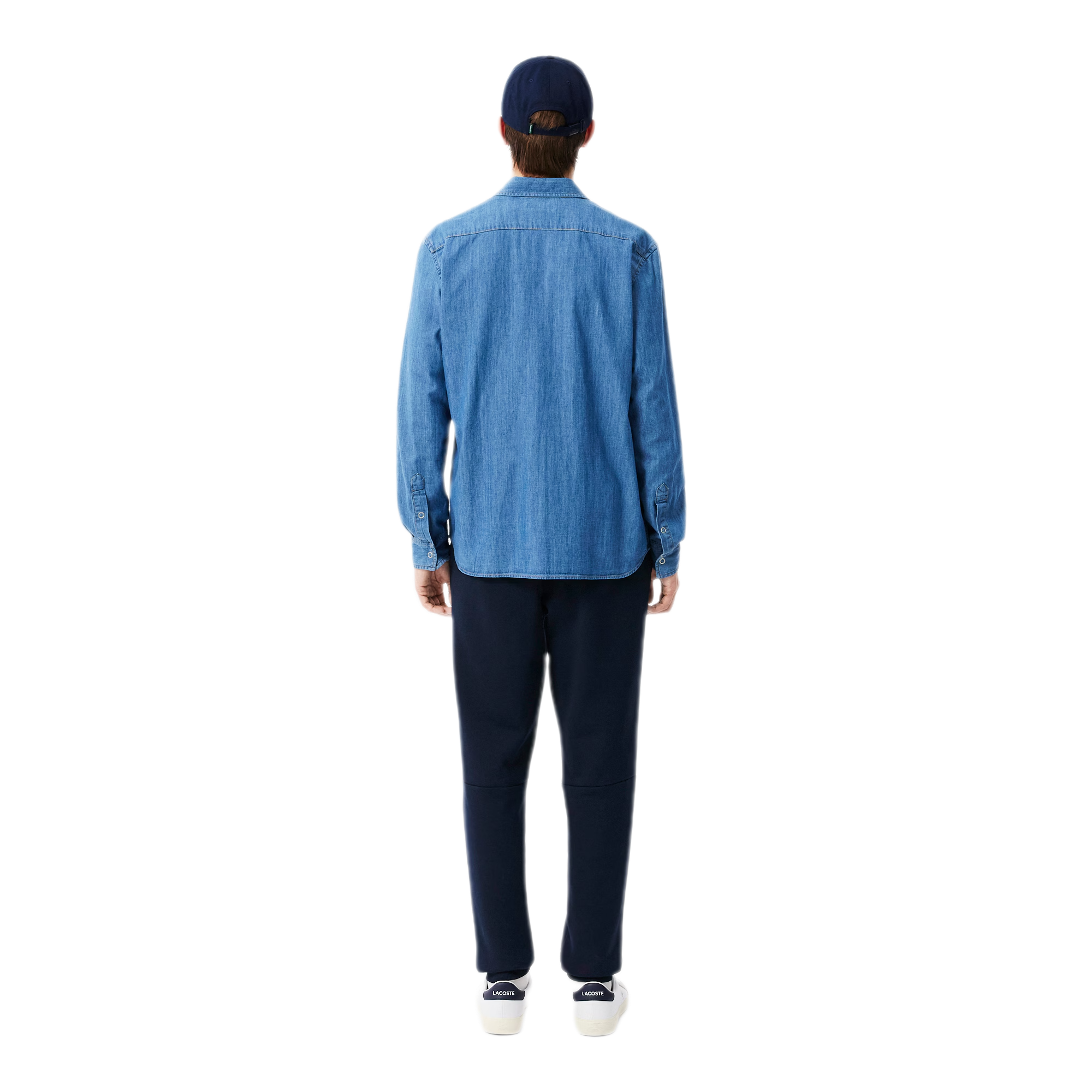 LACOSTE Pantaloni della tuta tapered fit in tessuto felpato XH8869