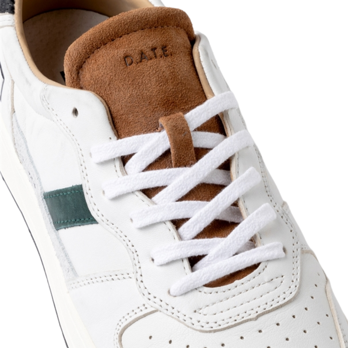 DATE SNEAKERS IN PELLE MODELLO COURT 2.0 VINTAGE