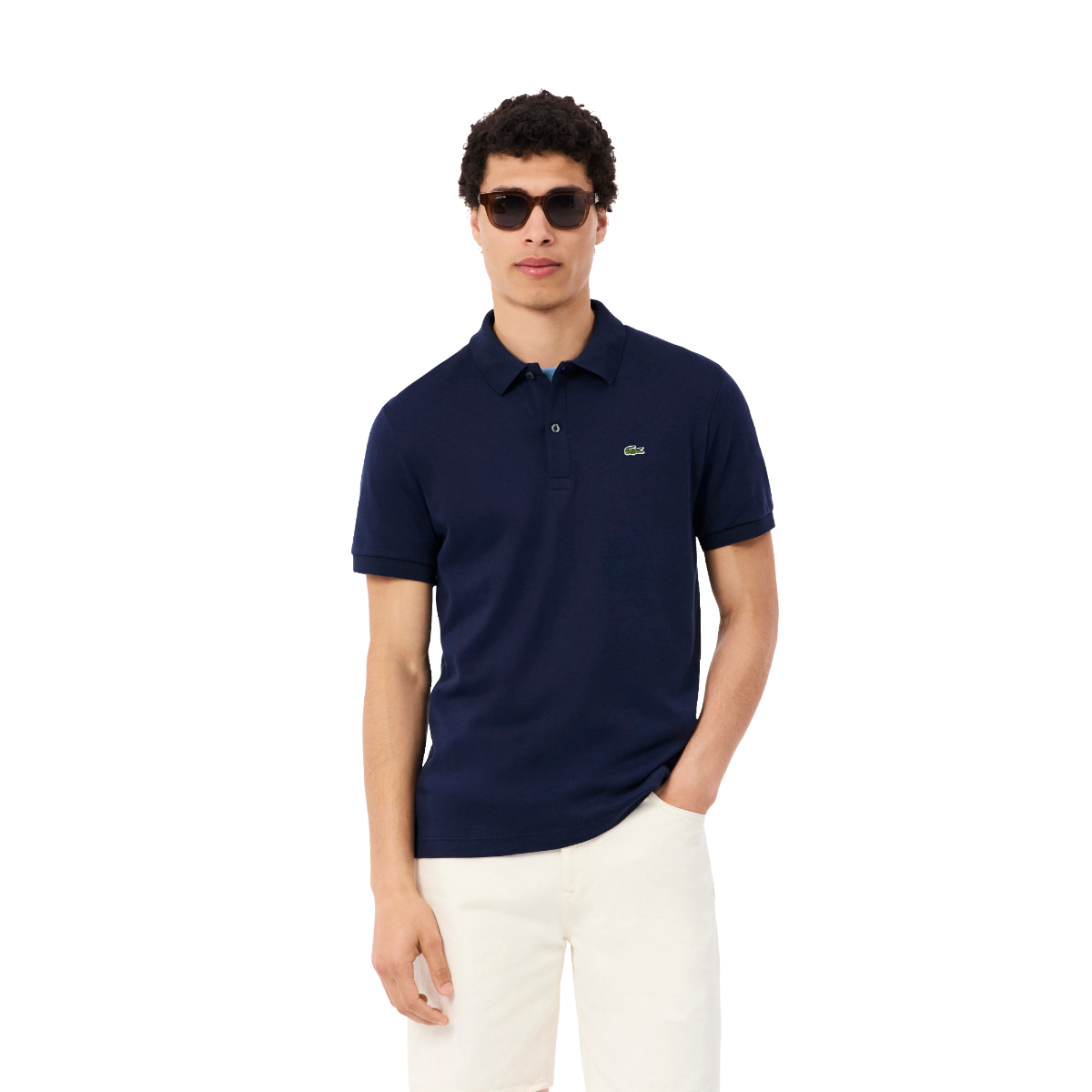 LACOSTE Polo regular fit in cotone Pima DH2050