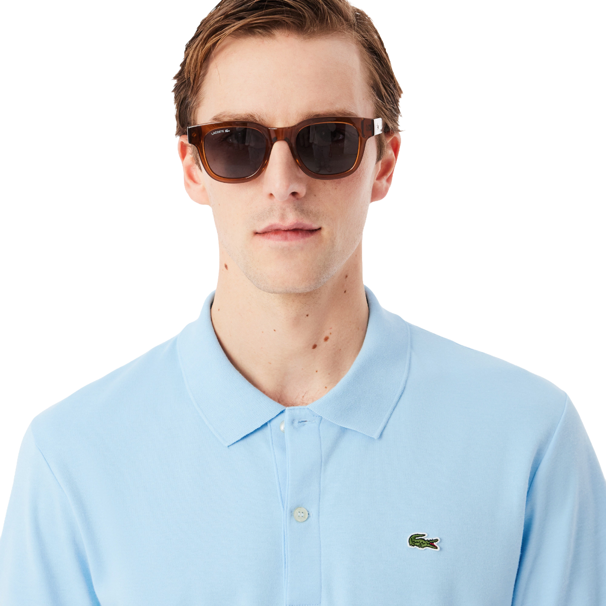 LACOSTE Polo regular fit in cotone Pima DH2050