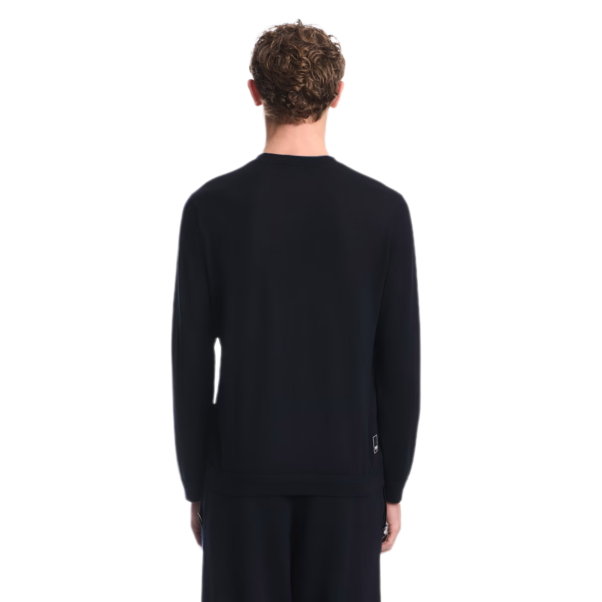 EMPORIO ARMANI Maglione in lana rasata Travel Essential EM006225