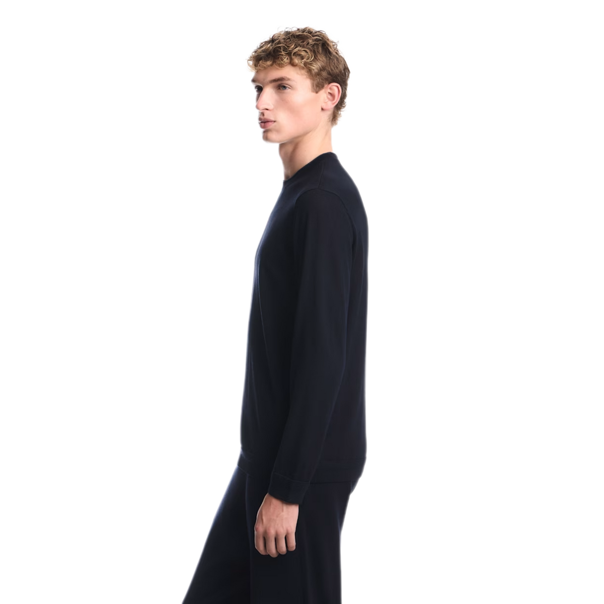 EMPORIO ARMANI Maglione in lana rasata Travel Essential EM006225