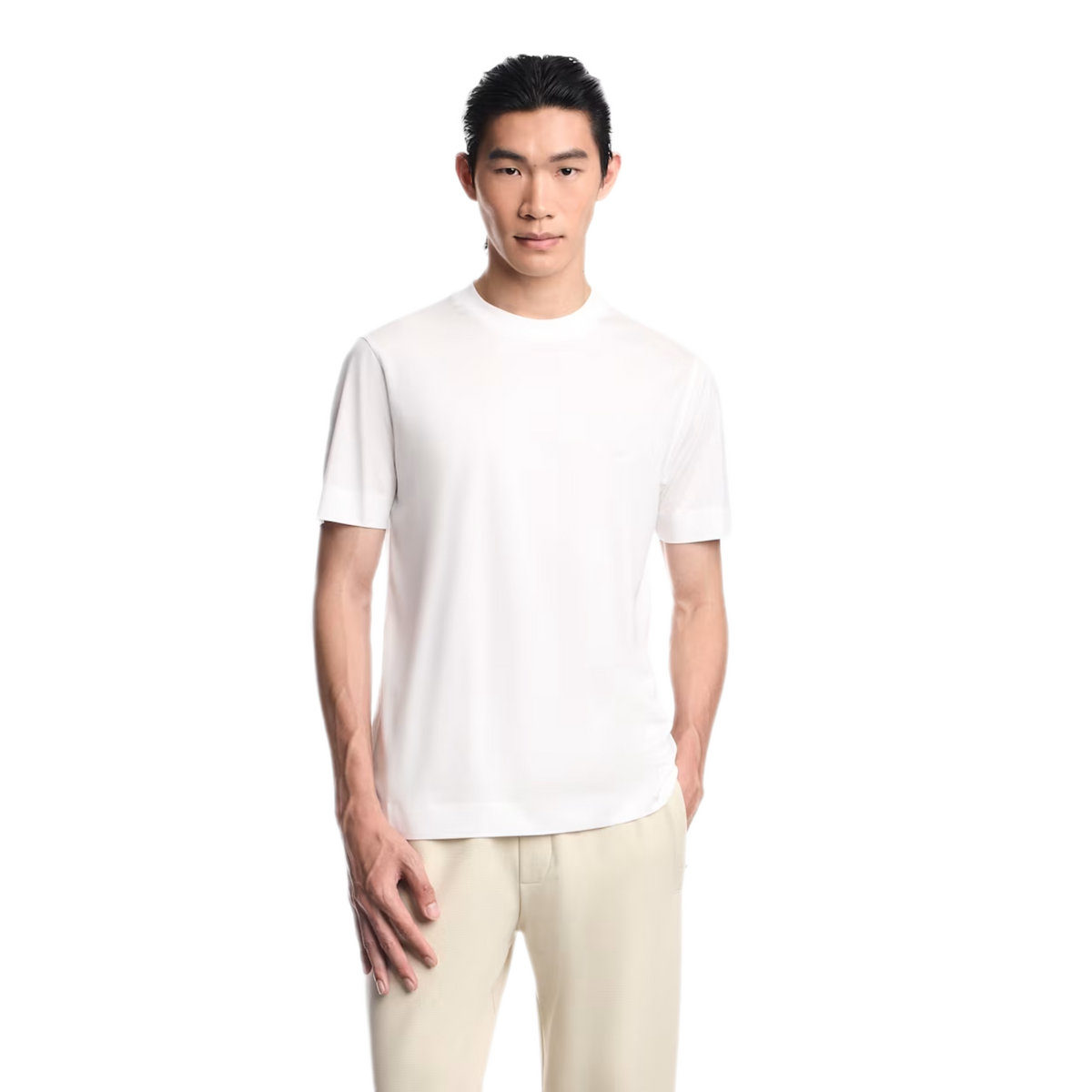 EMPORIO ARMANI T-shirt in jersey misto lyocell Travel Essential EM006318