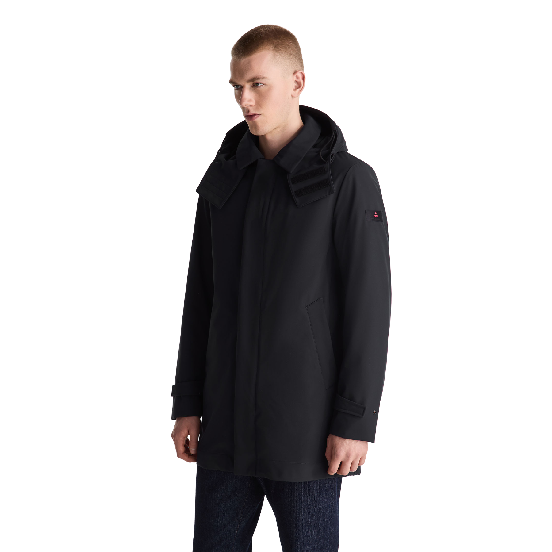 PEUTEREY GROFF KPR GRS 01 Giacca lunga con colletto PEU5974
