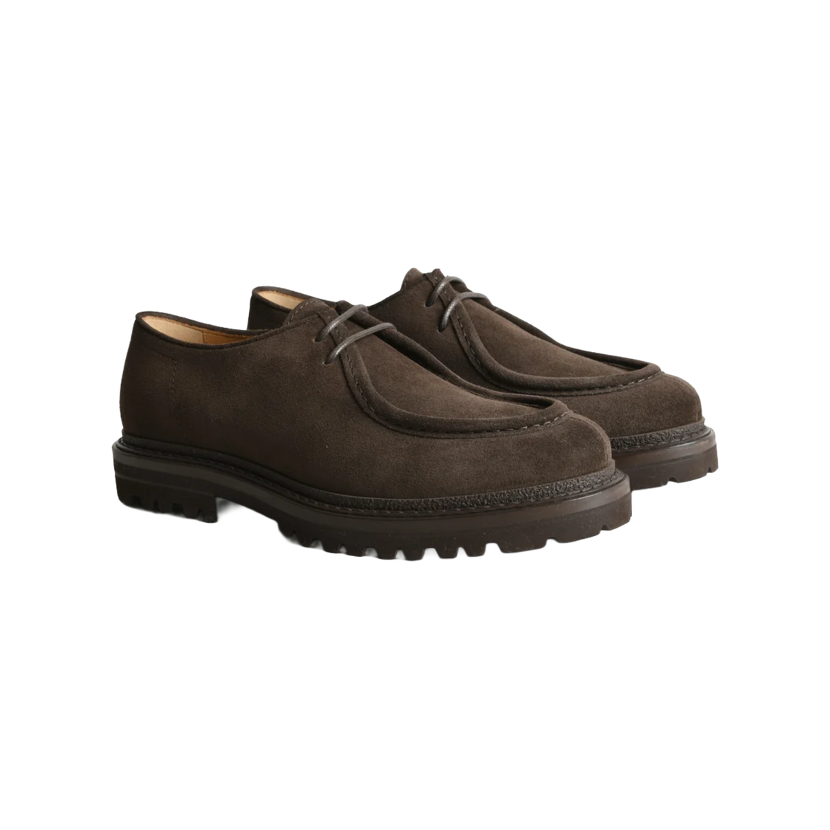 HENDERSON BARACCO SCARPA DERBY IN SUEDE 85208.S.3