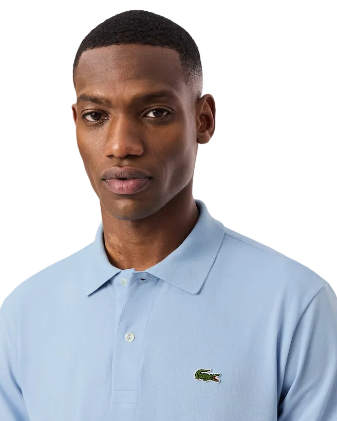 Lacoste Polo Shirt in cotone celeste light - uomo PH9851