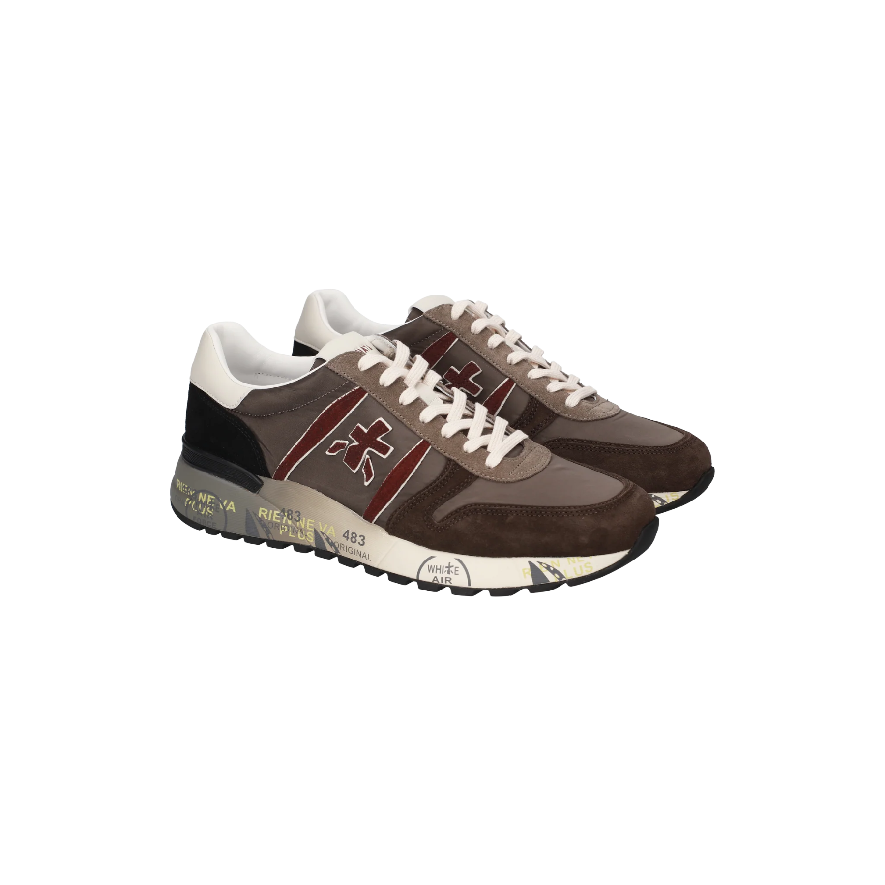 PREMIATA SNEAKERS IN NYLON E SUEDE LANDER 8657