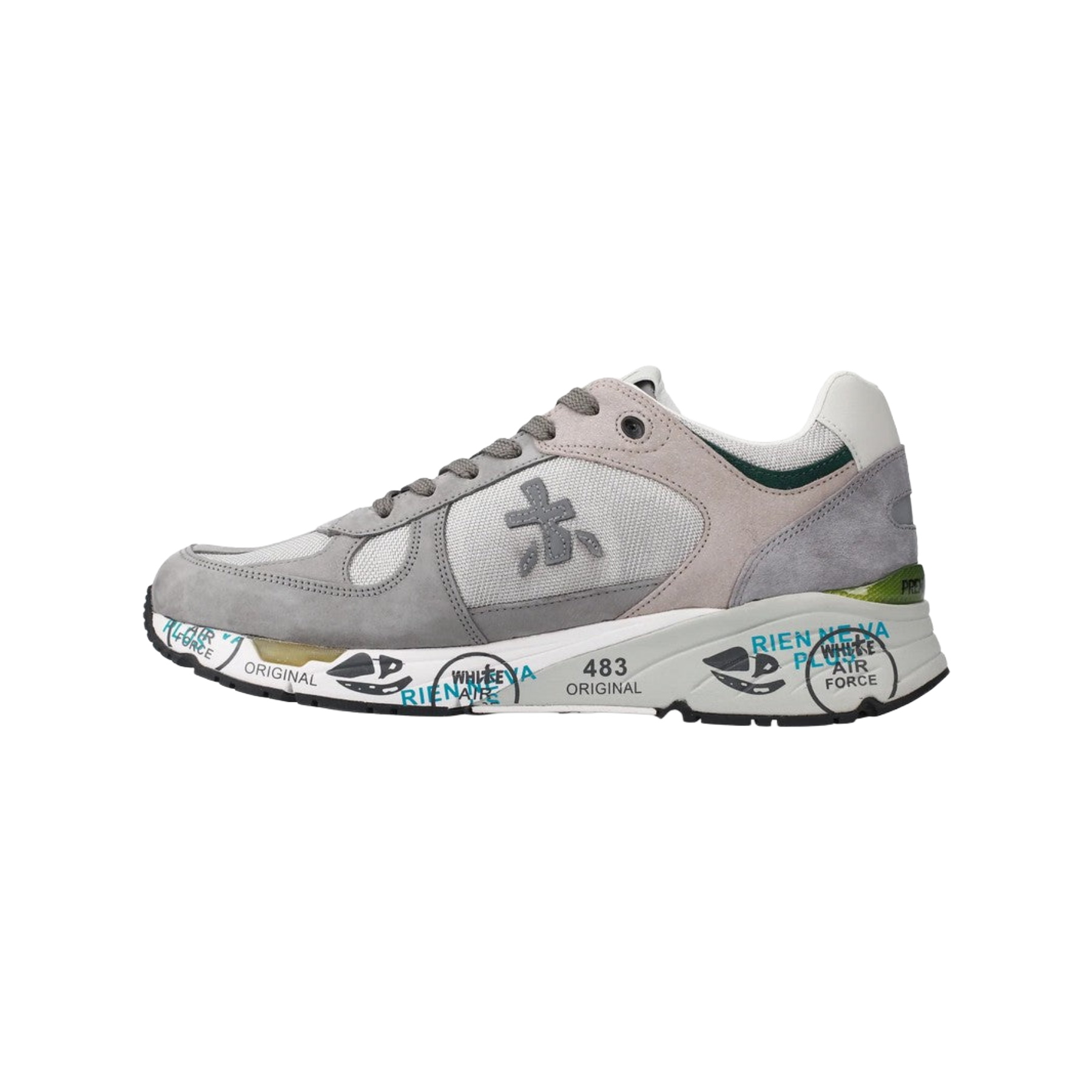 PREMIATA SNEAKERS IN PELLE E SUEDE MASE 7821