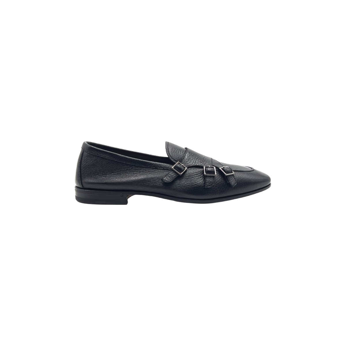 HENDERSON BARACCO Mocassino in cervo con tre fibbie 75418.C.2