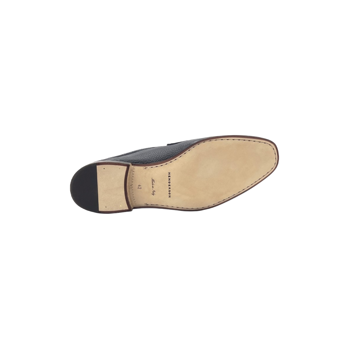 HENDERSON BARACCO Mocassino in cervo con tre fibbie 75418.C.1