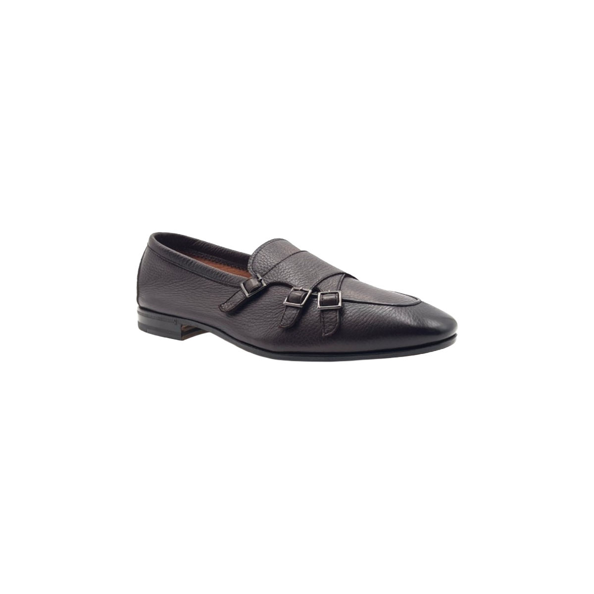 HENDERSON BARACCO Mocassino in cervo con tre fibbie 75418.C.0